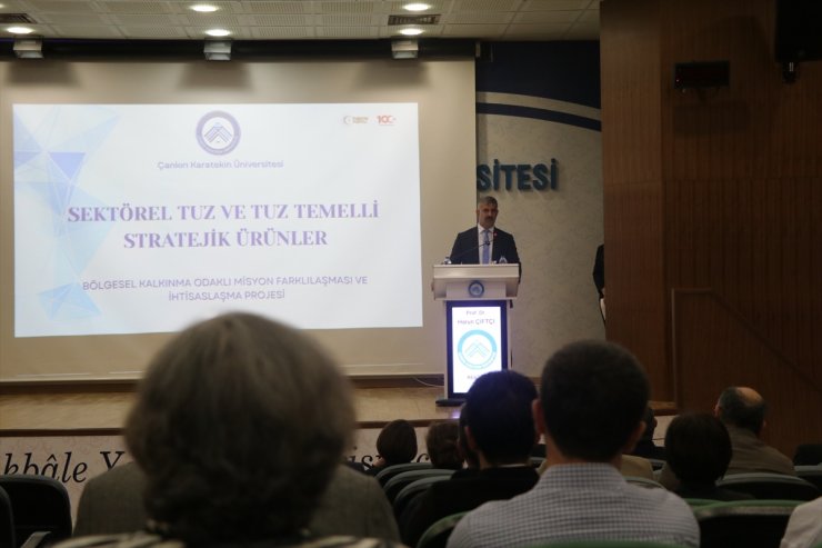 ÇAKÜ'de, "Sektörel Tuz ve Tuz Temelli Stratejik Ürünler İhtisaslaşma Çalıştayı" düzenlendi