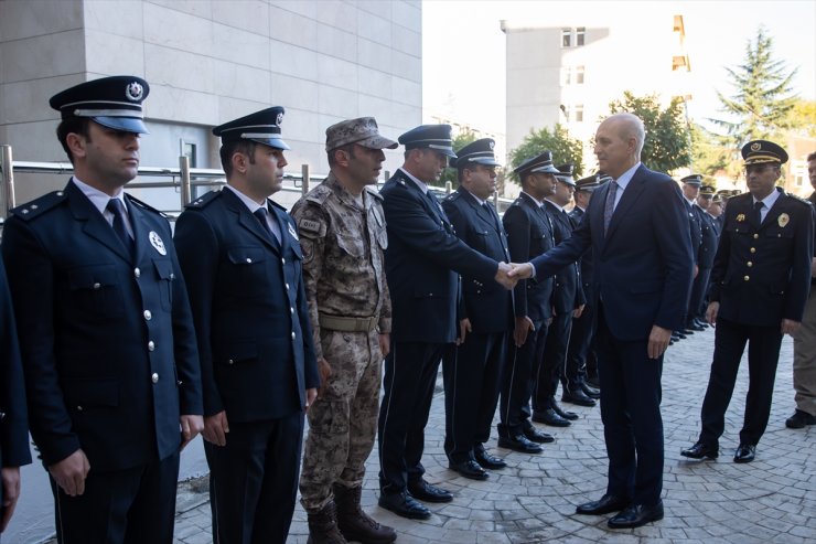 TBMM Başkanı Kurtulmuş, Ordu Büyükşehir Belediyesi ve İl Emniyet Müdürlüğünü ziyaret etti