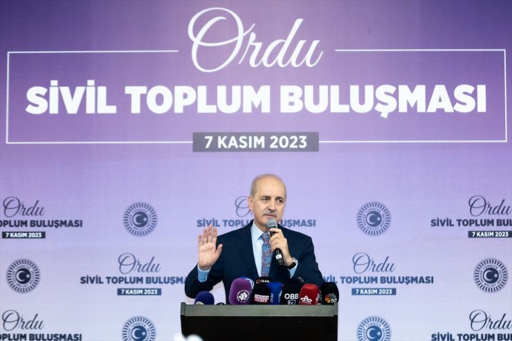 TBMM Başkanı Kurtulmuş, Ordu'da Sivil Toplum Buluşması Programı'nda konuştu: