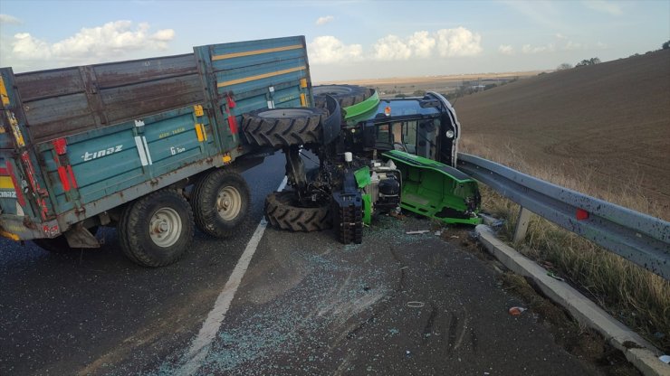 Tekirdağ'da devrilen traktörün sürücüsü öldü