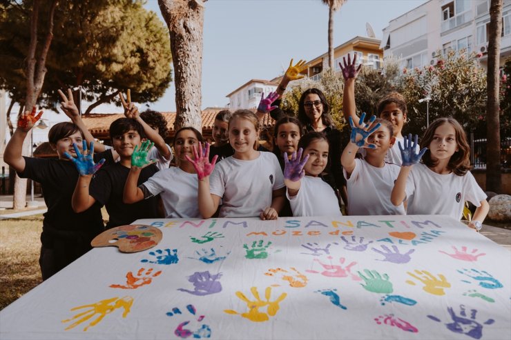 Antalya Kültür Yolu Festivali'nde çocuklar etkinliklerle eğleniyor