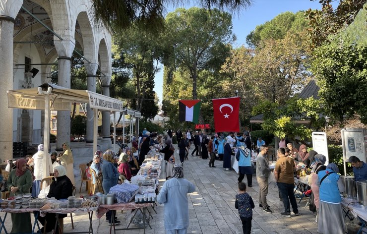 Aydın'da Filistinliler için kermes düzenlendi