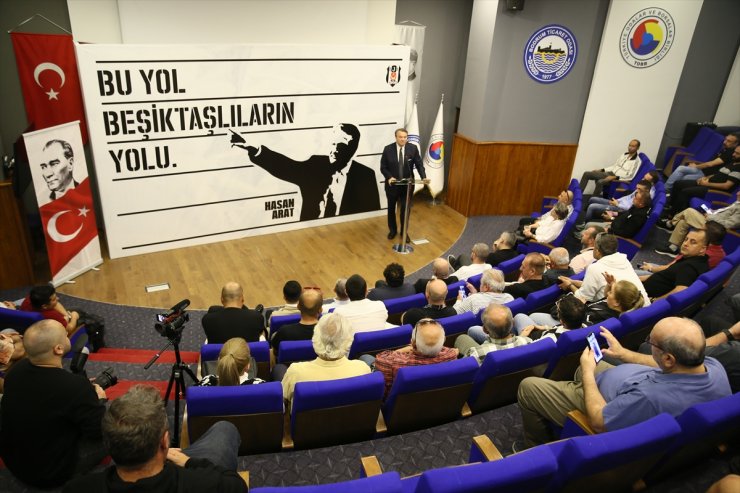 Beşiktaş Kulübü başkan adayı Hasan Arat, Bodrum'da Beşiktaşlılarla buluştu: