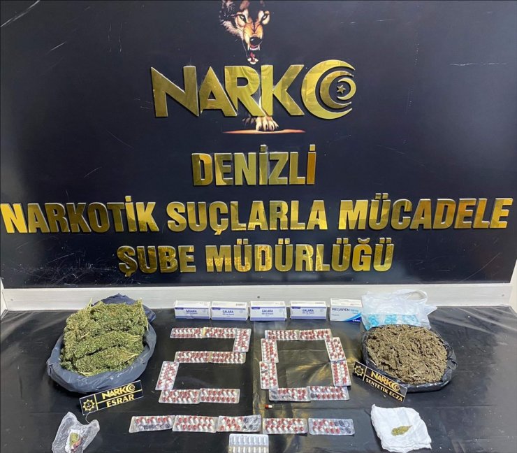 Denizli'de uyuşturucu operasyonunda 4 şüpheli tutuklandı