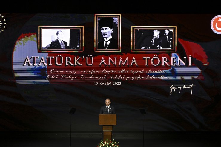 Kültür ve Turizm Bakanı Ersoy, Atatürk'ü Anma Töreni'nde konuştu: