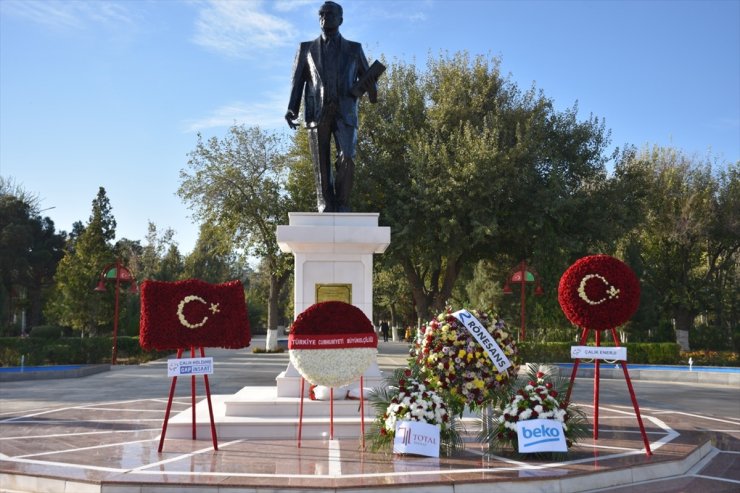 Büyük Önder Atatürk, ebediyete intikalinin 85. yılında Türkmenistan'da anıldı