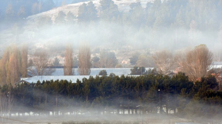 Kars'ta soğuk hava etkili oluyor