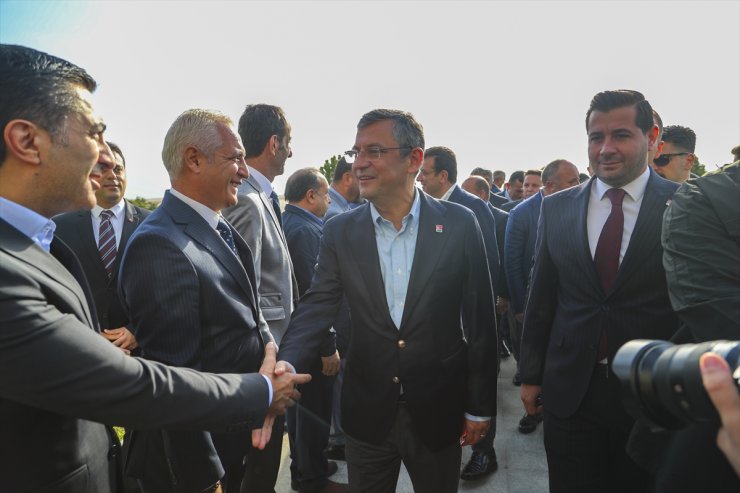 CHP Genel Başkanı Özel, Hatay'da açıklamalarda bulundu: