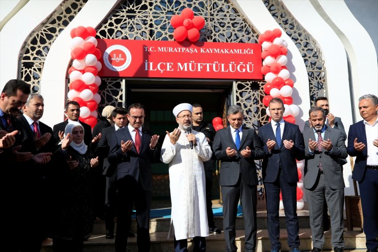 Diyanet İşleri Başkanı Erbaş Antalya'da açılış törenlerine katıldı