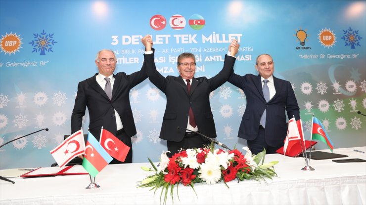 Türkiye, Azerbaycan ve KKTC'deki iktidar partileri arasında işbirliği anlaşması imzalandı