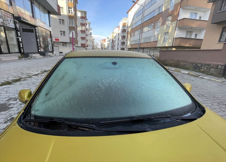 Erzurum, Kars ve Ardahan'da soğuk hava etkili oldu