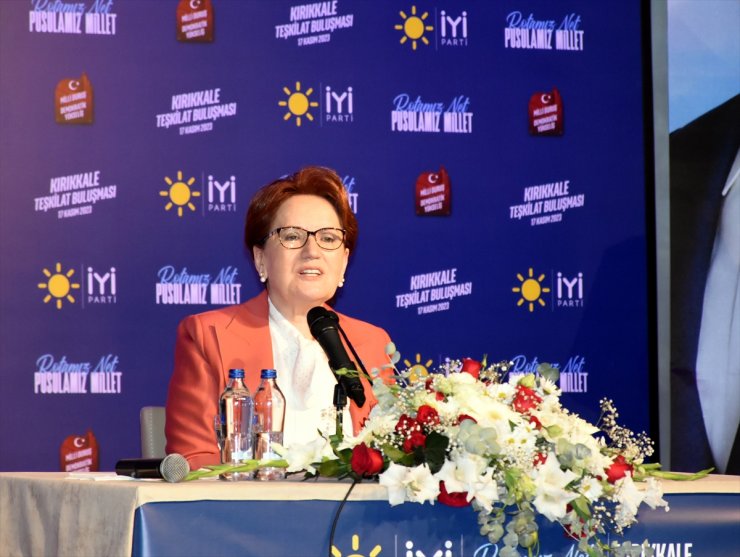 Akşener, Kırıkkale'de aday tanıtım töreninde konuştu: