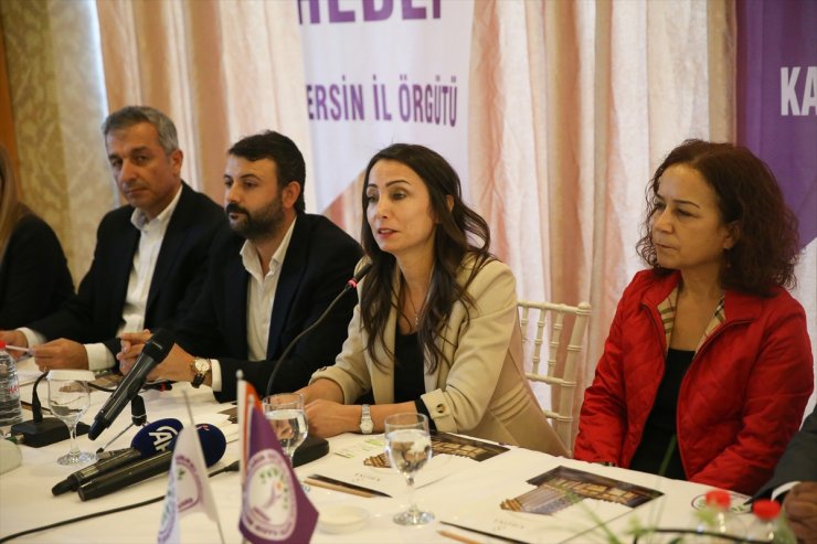 HEDEP Eş Genel Başkanı Oruç, Mersin'de konuştu: