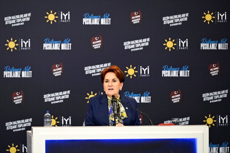 İYİ Parti Genel Başkanı Akşener partisinin İstanbul'daki istişare toplantısında konuştu: