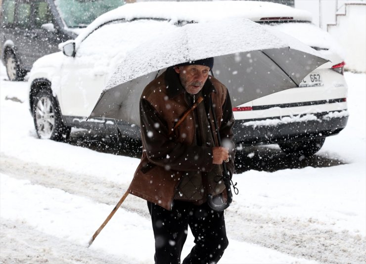 Erzurum, Ardahan, Kars, Ağrı ile Tunceli'de kar ve soğuk hava etkili oluyor