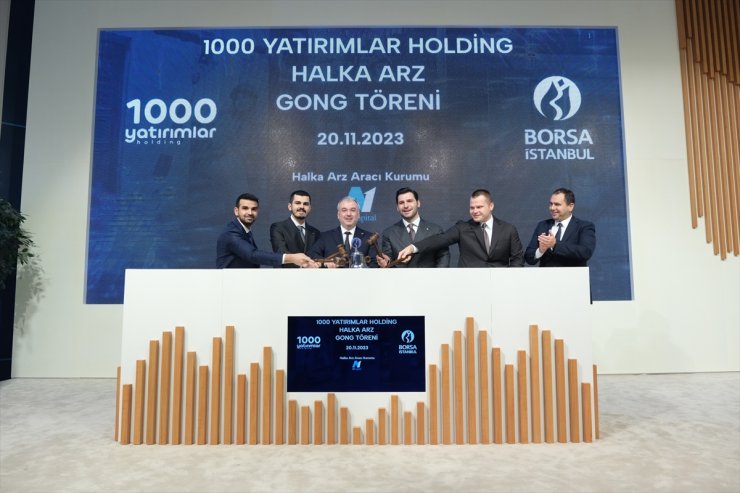 Borsa İstanbul’da gong, 1000 Yatırımlar Holding için çaldı