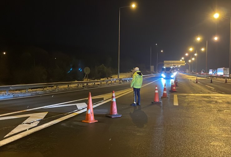 Anadolu Otoyolu'nun Bolu Dağı geçişinde İstanbul istikameti ulaşıma açıldı