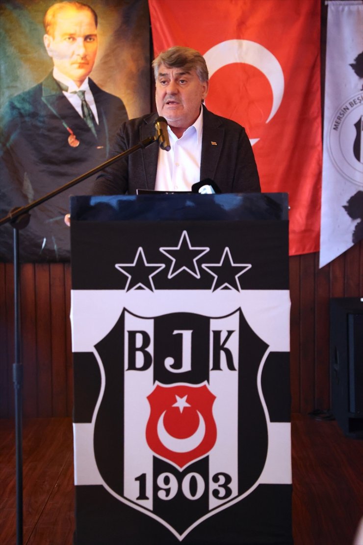 Beşiktaş Kulübü Başkan Adayı Serdal Adalı, Mersin'de siyah-beyazlılarla buluştu: