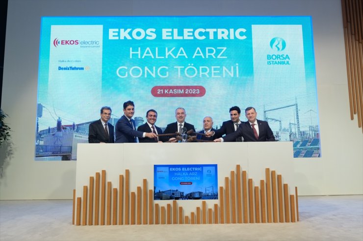 Borsa İstanbul'da gong EKOS Electric için çaldı