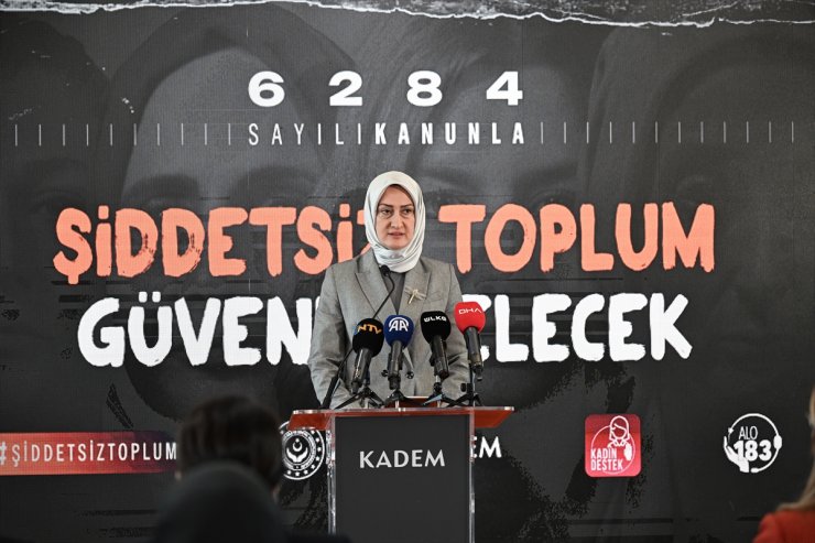 KADEM'den kadına yönelik şiddete karşı "Şiddetsiz Toplum Güvenli Gelecek" kampanyası