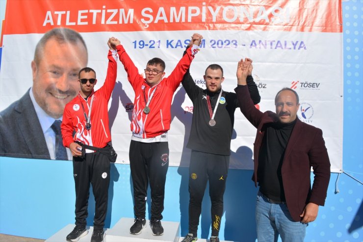 Özel Sporcular Türkiye Atletizm Şampiyonası, Antalya'da gerçekleştirildi