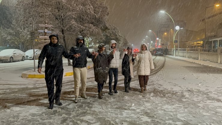 Van'da kar yağışı etkili oluyor