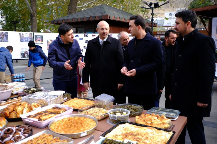 Kalp krizinden ölen okul müdürünün Filistinliler için kermes arzusu yerine getirildi