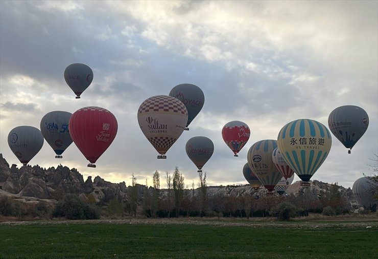 Kapadokya'da balon turu 12 gün aradan sonra yapılabildi