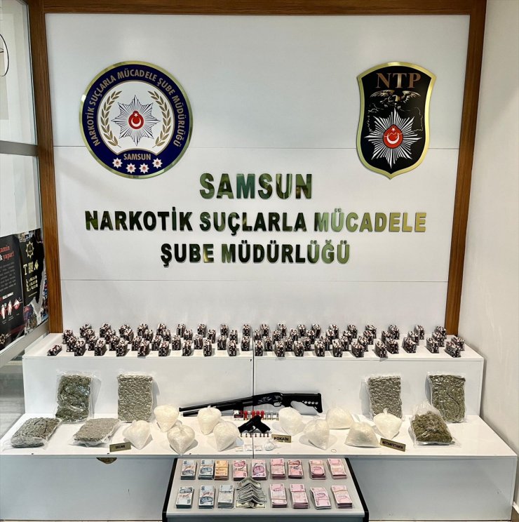 Samsun'da 10 kilogram metamfetamin ele geçirildi, 6 kişi yakalandı