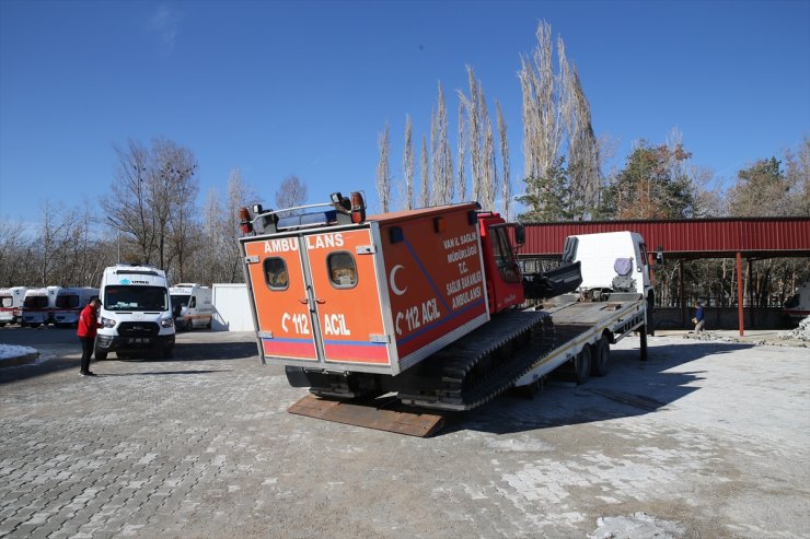 Van'da sağlık çalışanları kış hazırlıklarını tamamladı