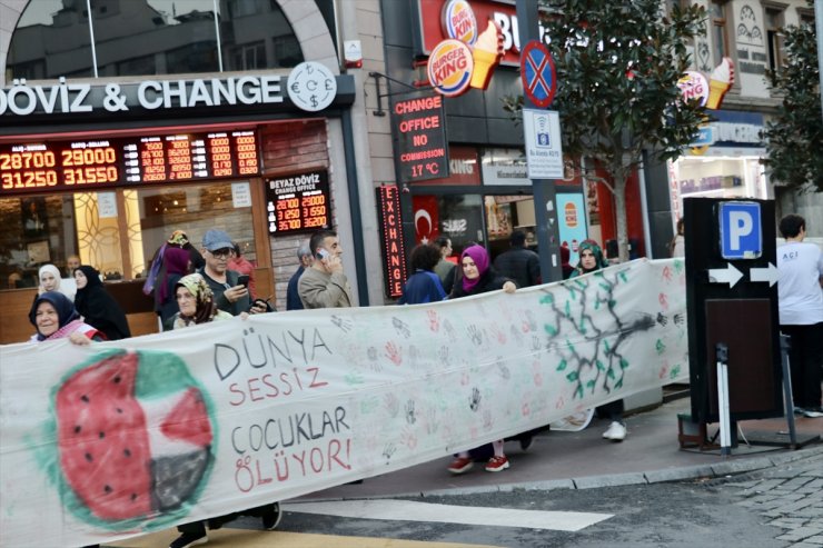 Trabzon'da Filistin'e destek için kurulan "Hayır Çarşısı" etkinliği sona erdi