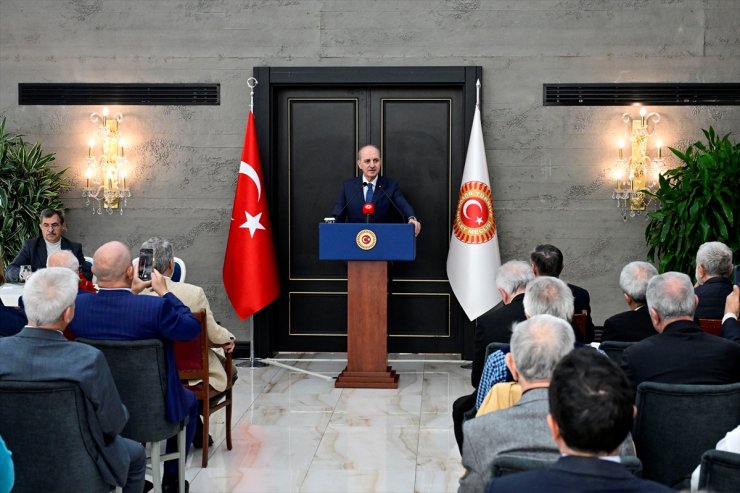 TBMM Başkanı Kurtulmuş, Türk Parlamenterler Birliği üyeleriyle bir araya geldi: