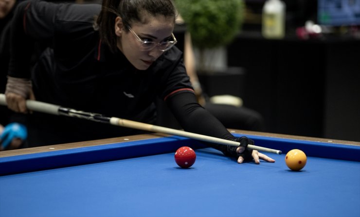 3 Bant Bilardo Kadınlar Türkiye Şampiyonası 2. etabı, Ankara'da başladı