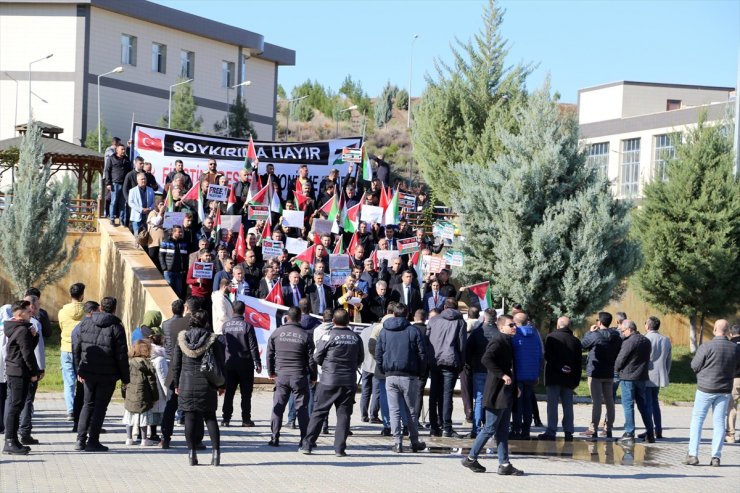 Siirt Üniversitesinde Filistin'e destek açıklaması