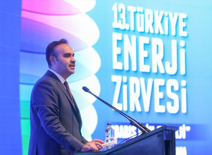 Bakan Kacır, 13. Türkiye Enerji Zirvesi'nde konuştu: