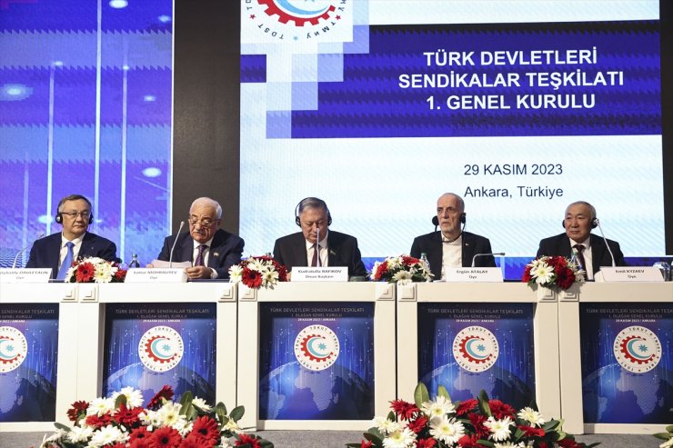 Ergün Atalay, Türk Devletleri Sendikalar Teşkilatı Genel Başkanlığına seçildi