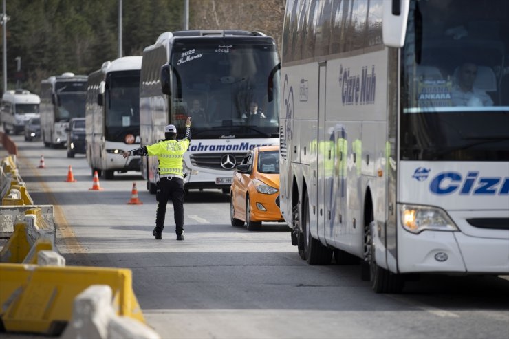 Ankara'da zorunlu kış lastiği denetimi yapıldı