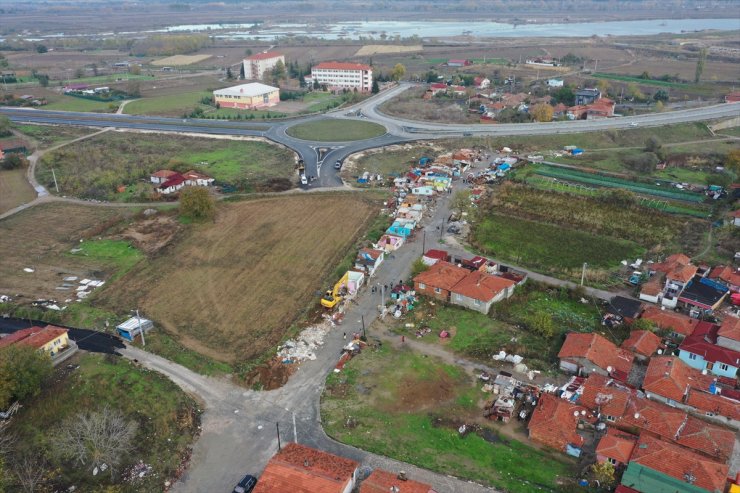 Edirne'de her yağışta su basan 21 ev yeniden yapılacak