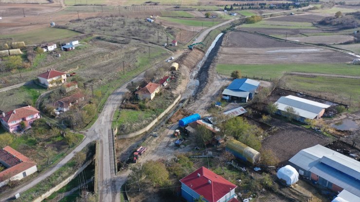 Edirne'de taşkınlara karşı dereler ıslah ediliyor