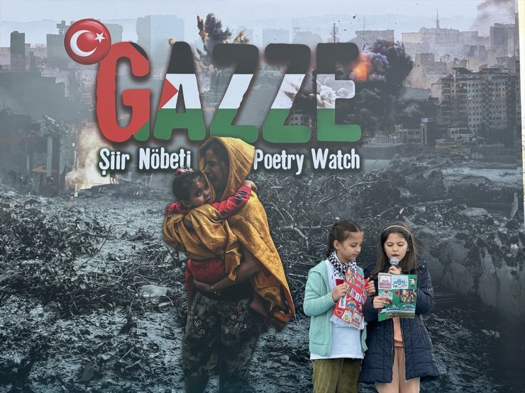 Şairlerin "Gazze Şiir Nöbeti" Beykoz'da devam etti