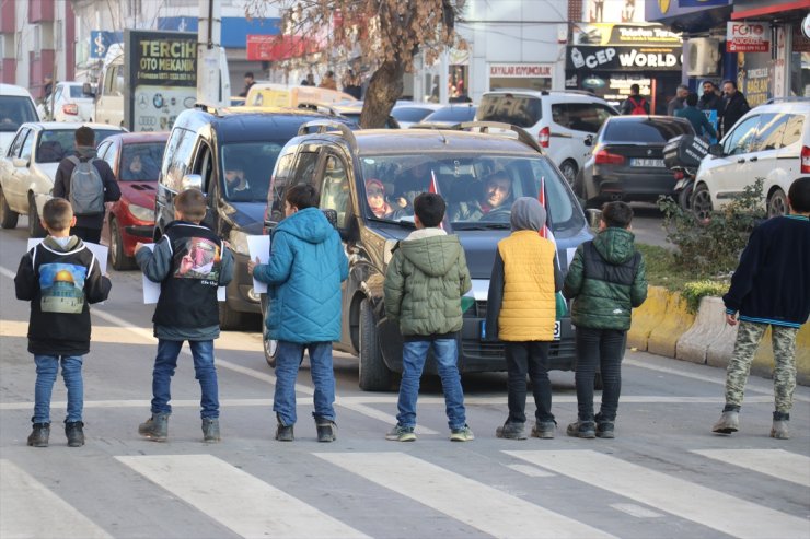 Ağrı'da Filistin'e destek etkinliği düzenlendi