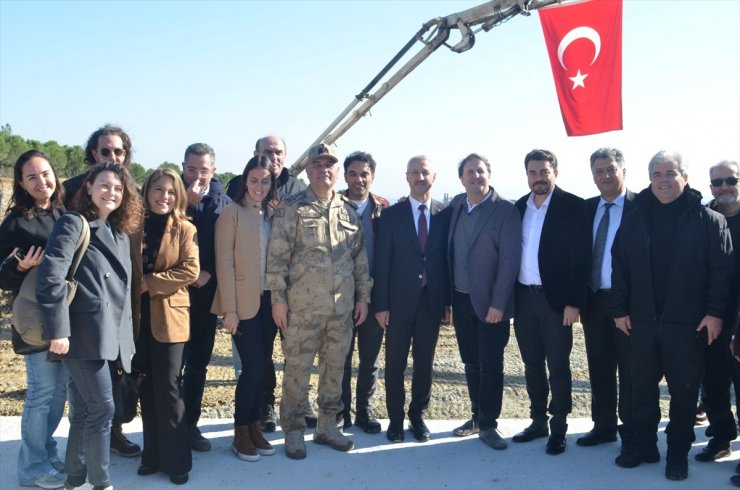 Hatay Mustafa Kemal Üniversitesi kampüsünde depremzedeler için "100. Yıl Köyü"