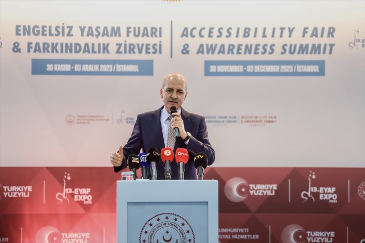 TBMM Başkanı Kurtulmuş, Engelsiz Yaşam Fuarı ve Farkındalık Zirvesi'nde konuştu: