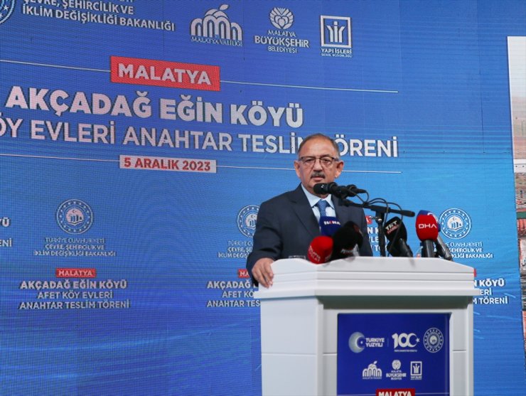 Deprem bölgesinde 22 bin konutun daha temeli atıldı