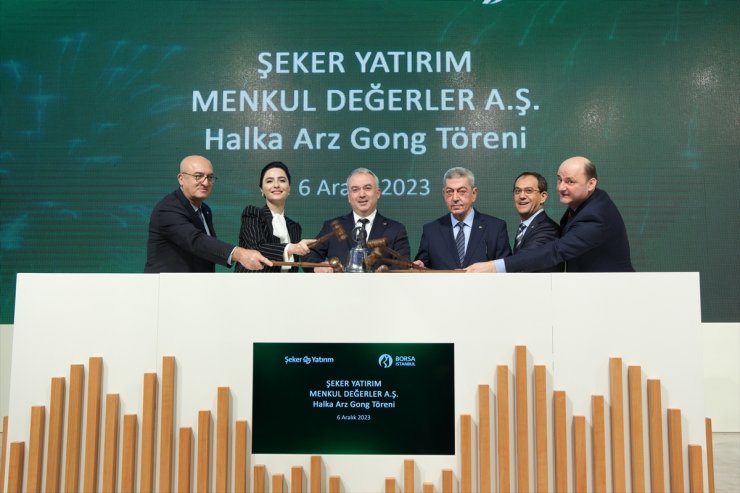 Borsa İstanbul’da gong Şeker Yatırım için çaldı