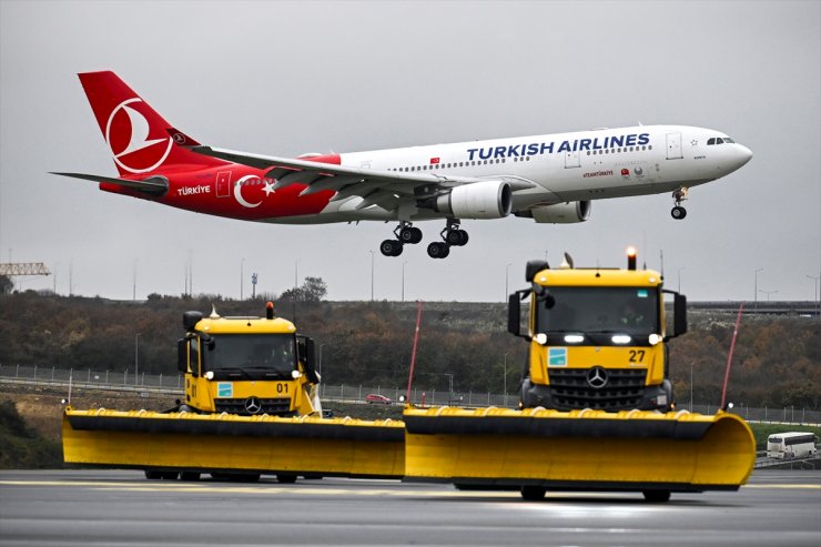 İstanbul Havalimanı'nda kış hazırlıkları tamamlandı