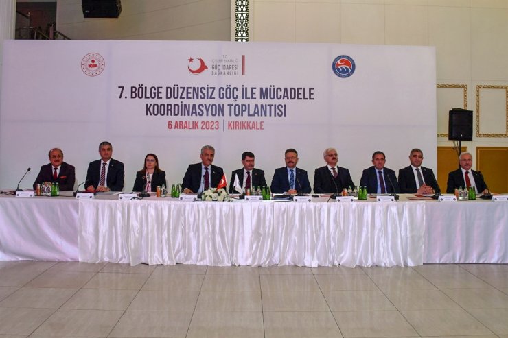 Kırıkkale'de Düzensiz Göçle Mücadele Koordinasyon Toplantısı yapıldı