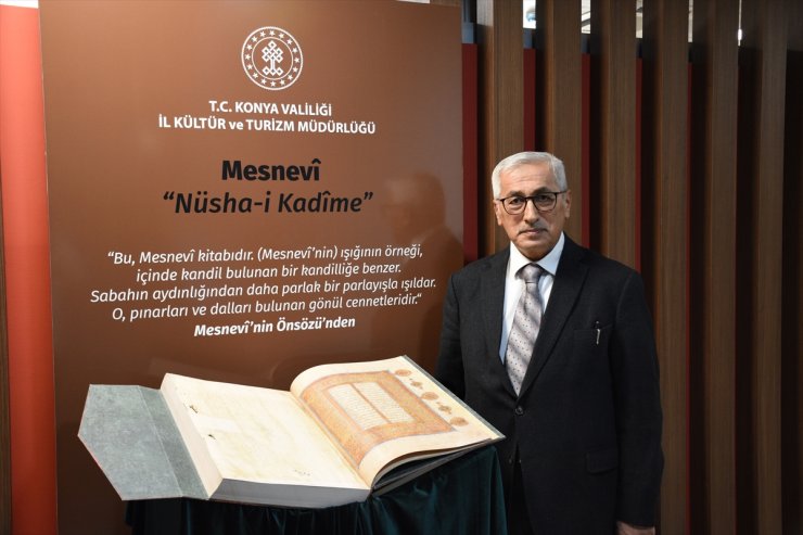 Mesnevi'nin tıpkıbasımı Vuslat'ın 750. yılında Mevlana dostlarıyla buluşuyor