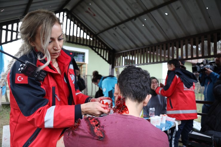 Samsun'da UMKE bölge tatbikatı yapıldı