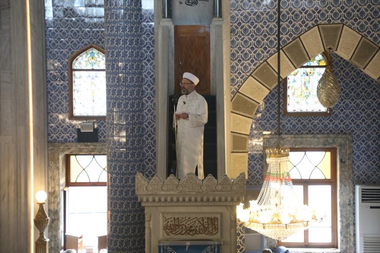 Diyanet İşleri Başkanı Erbaş, Rize'de hutbe irat etti: